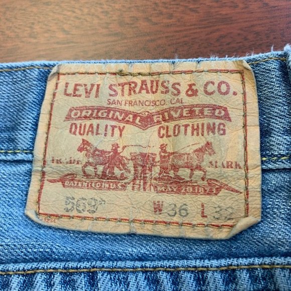 Men's Levi's 569 Loose Straight Mom Jeans - Picture 7 of 8